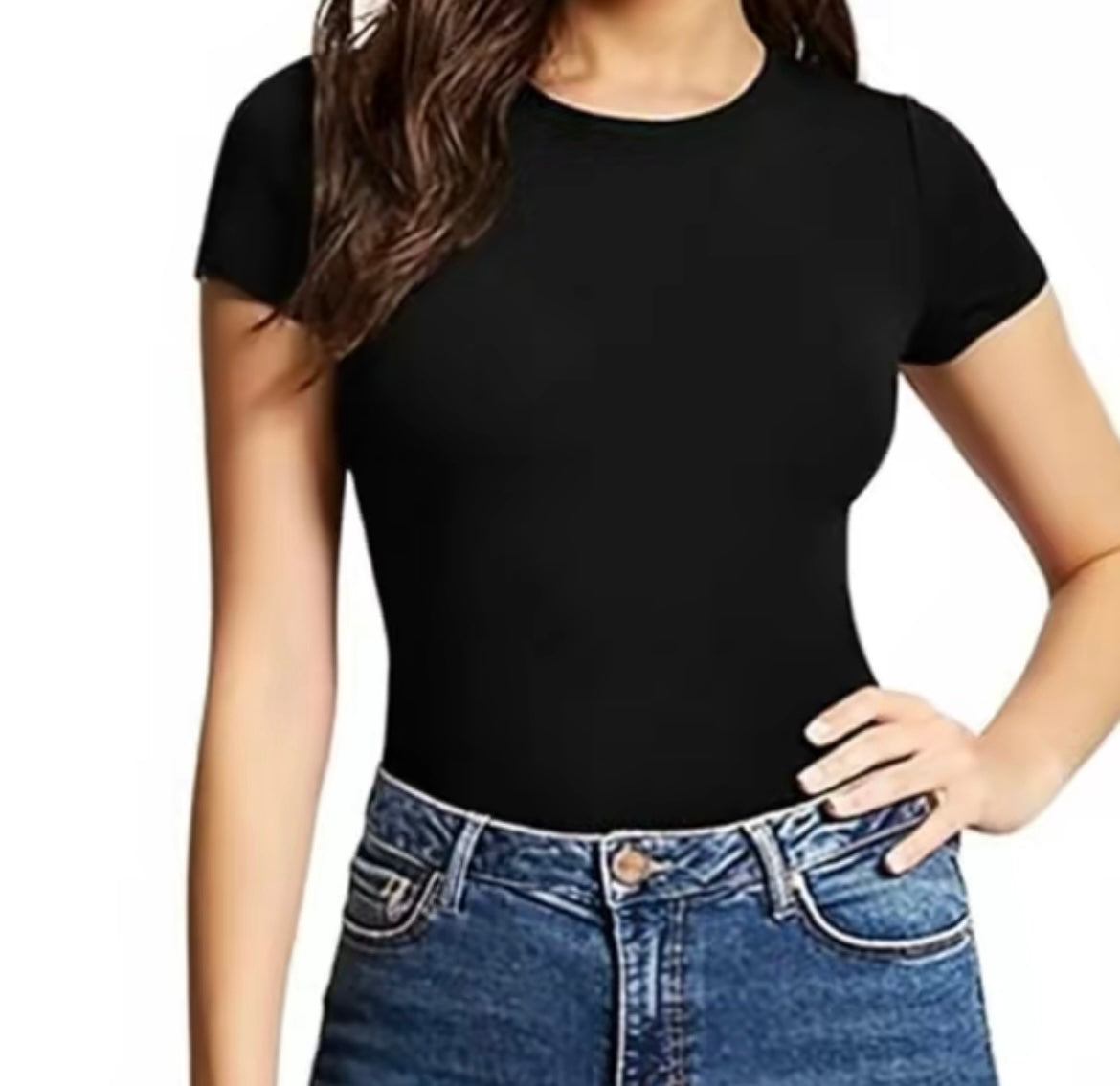 Coco Short Sleeve BodySuit-Double Lined(3 Colors)