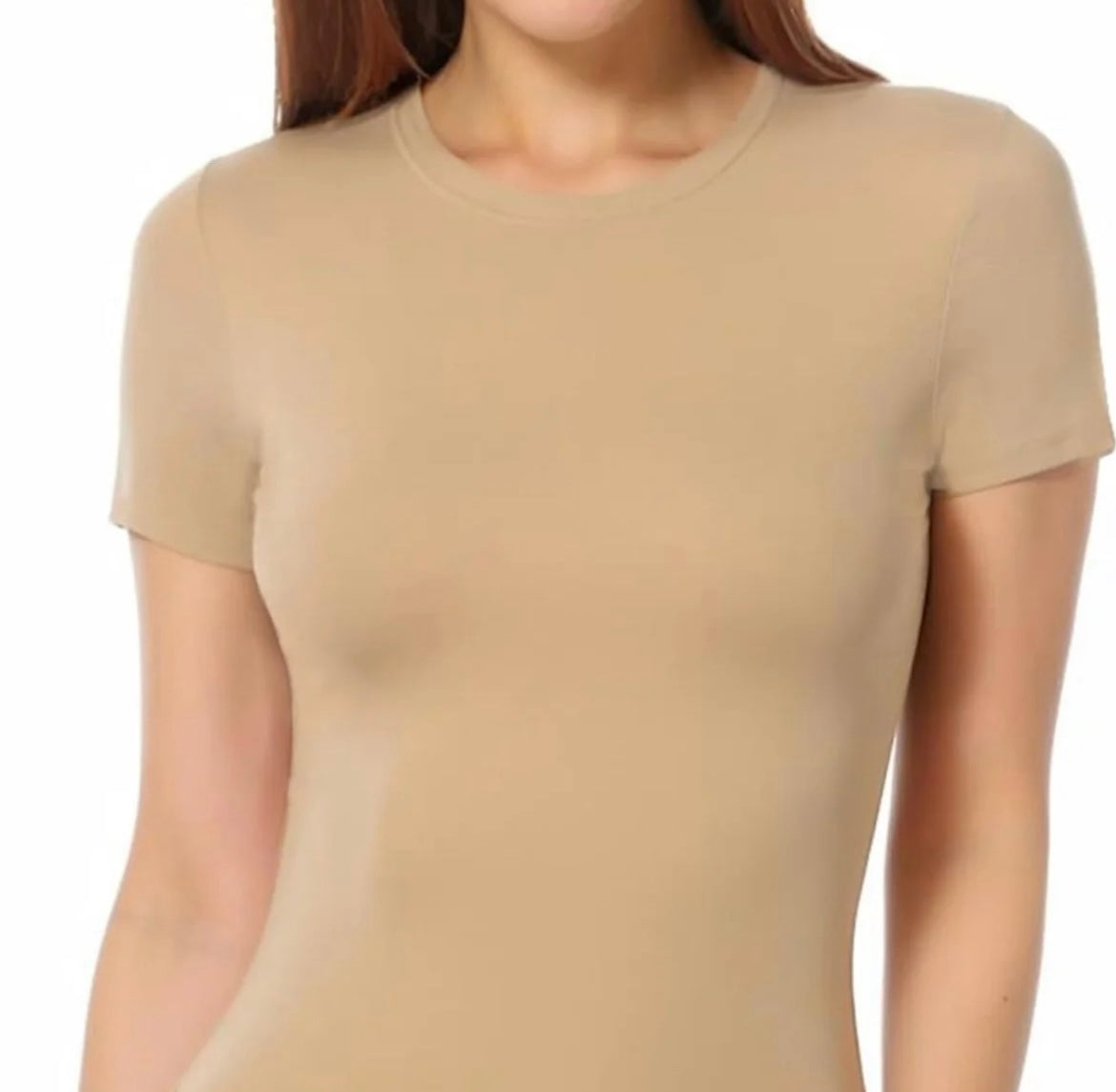 Coco Short Sleeve BodySuit-Double Lined(3 Colors)
