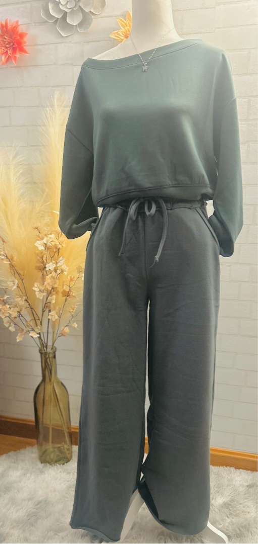 Zenana-Fleece Boat Neck Pullover(More Colors)