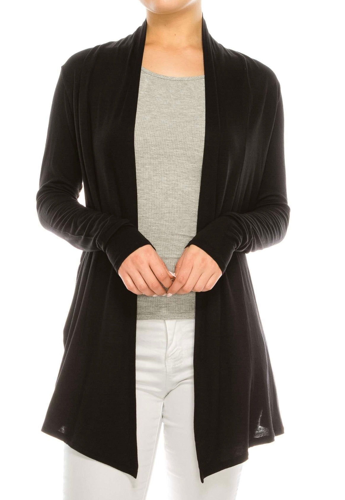 The Everyday Long-Sleeved Open Cardigan         (More Colors)