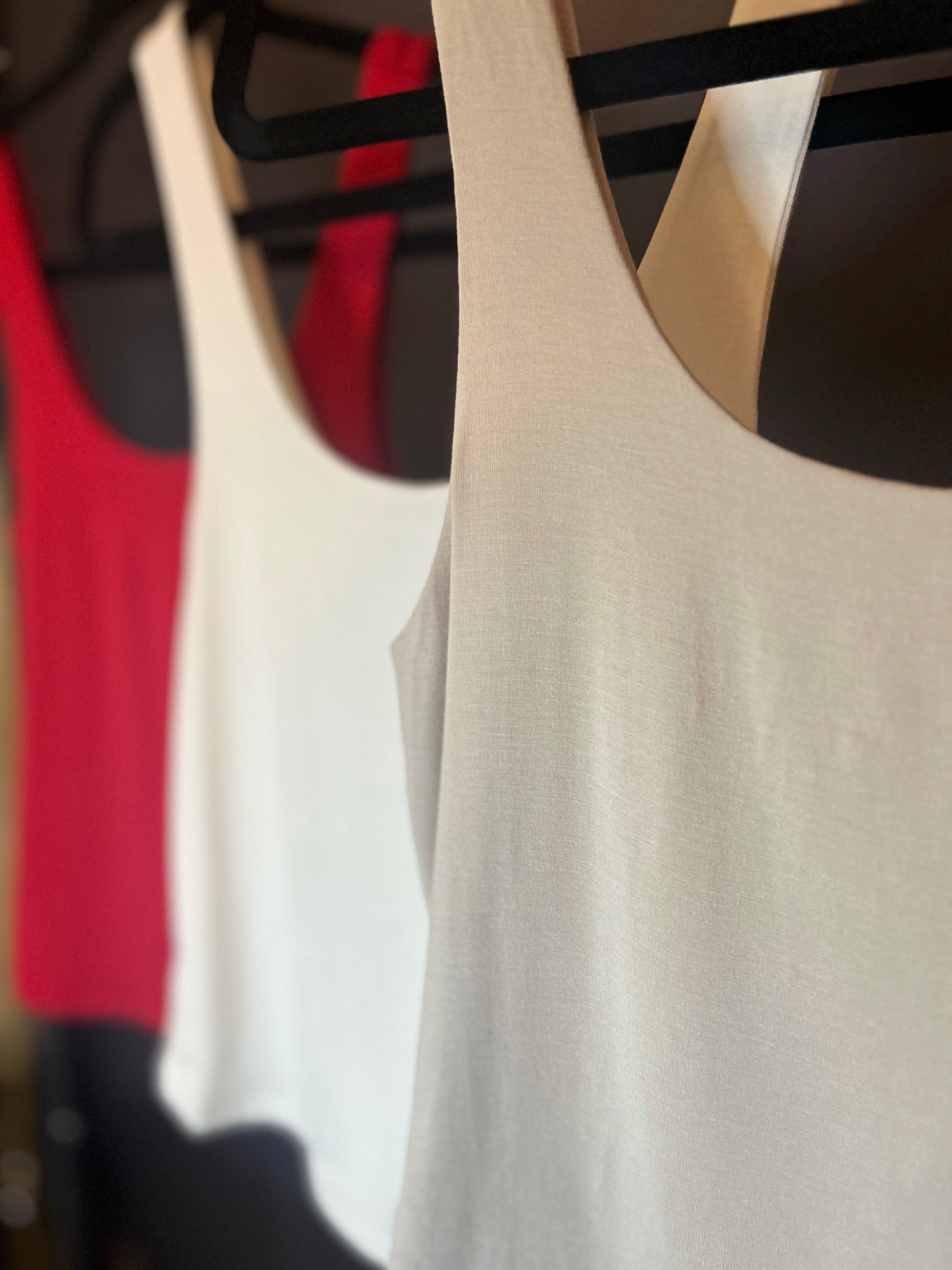 Zenana-Double Layer Round Neck Tank Top(More Colors)