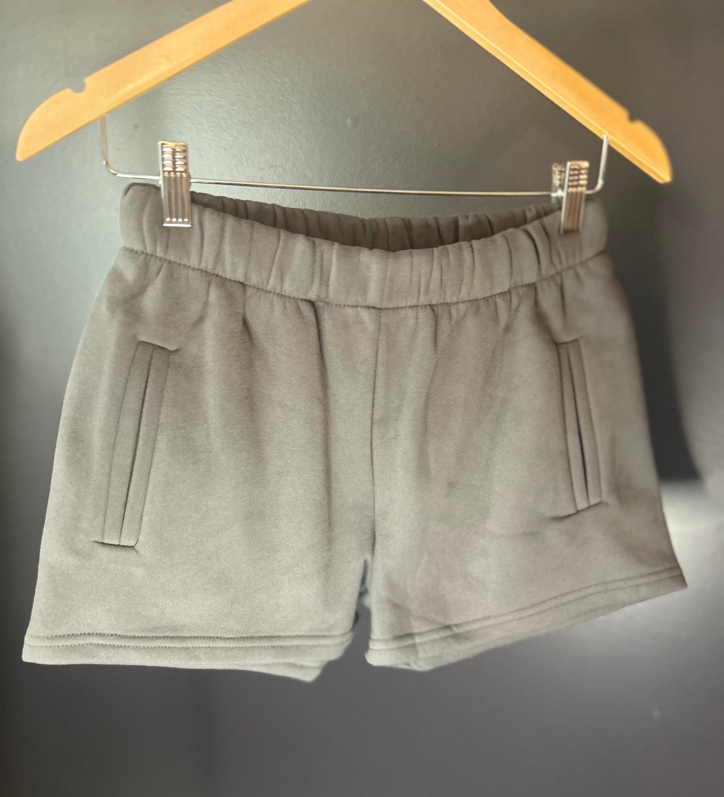 Mila High Waisted Mini Sweat-shorts(More Colors)