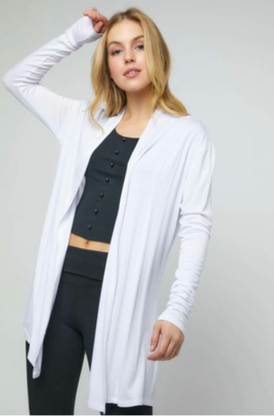 Luna Everyday Long-Sleeved Open Cardigan         (More Colors)
