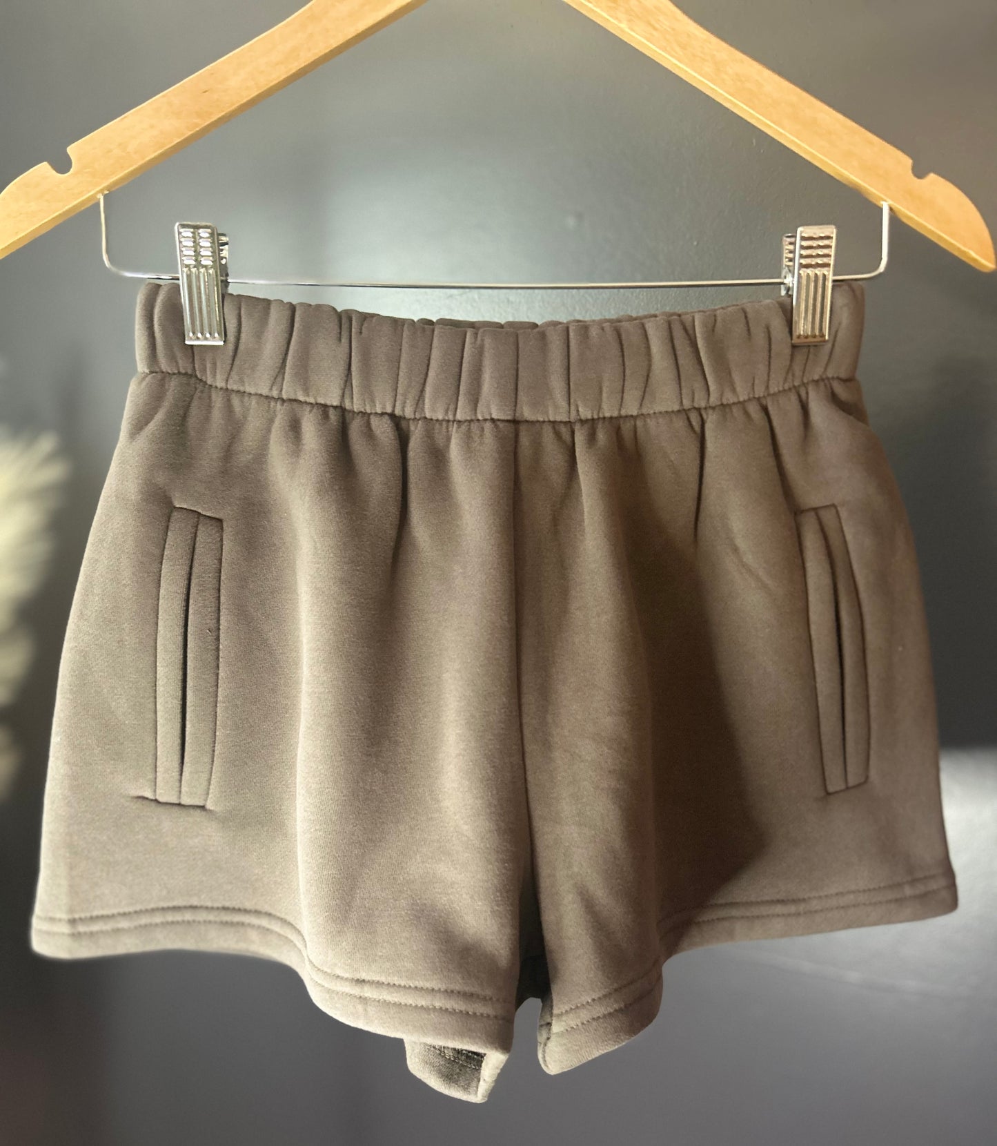 Mila High Waisted Mini Sweat-shorts(More Colors)