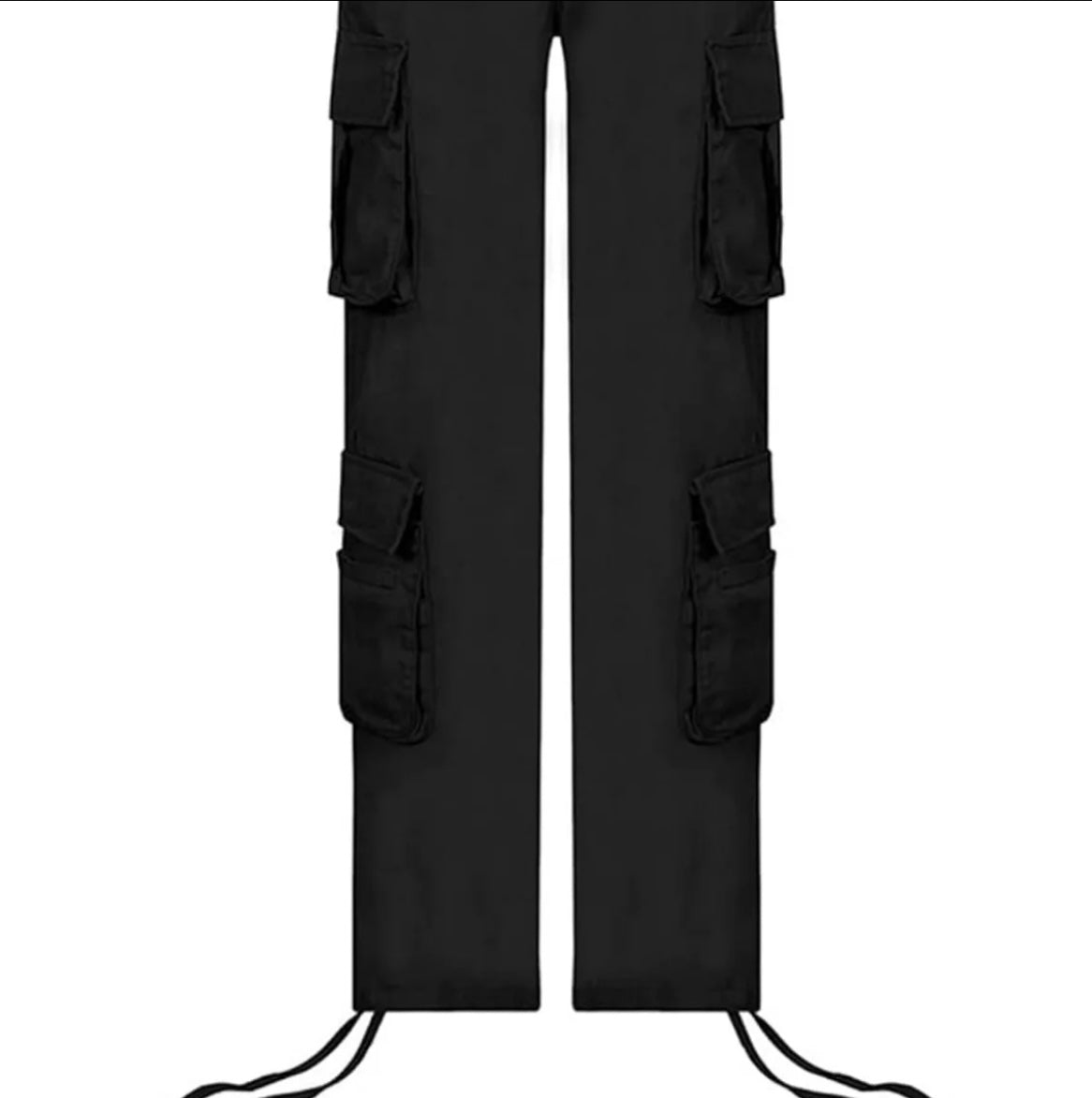 High Waisted Straight Leg Cargo Pants with Pockets(More Colors)