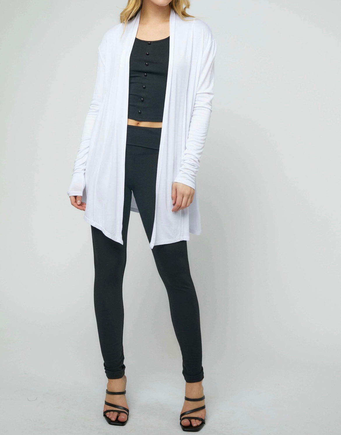 The Everyday Long-Sleeved Open Cardigan         (More Colors)