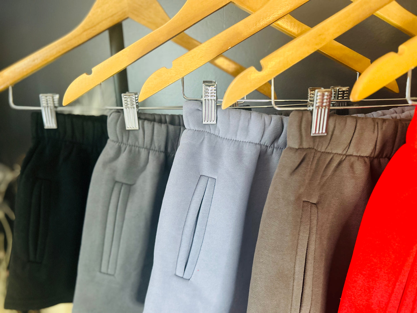 Mila High Waisted Mini Sweat-shorts(More Colors)