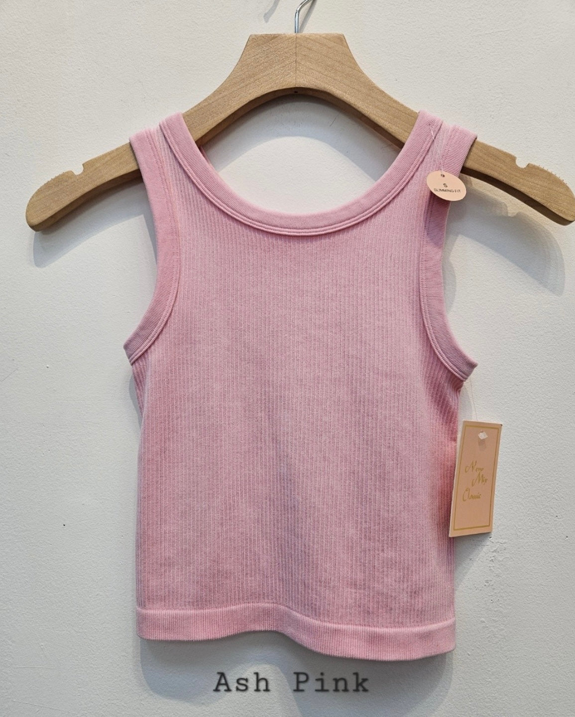 Mia Mineral Washed Rib Tank(More Colors)