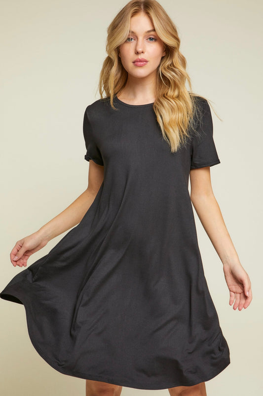 Plain Jane Tee-Shirt Dress (More Colors)