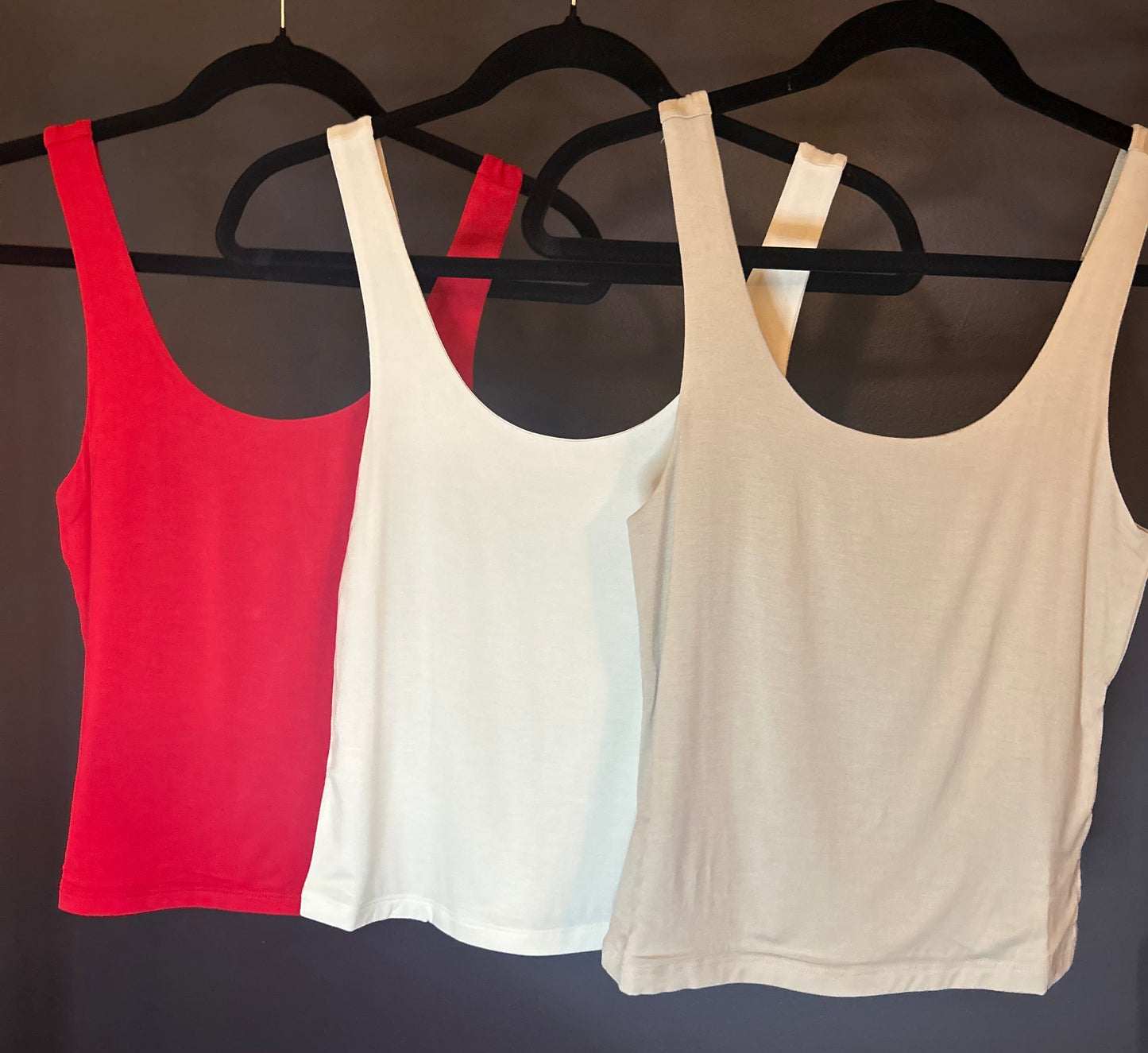 Zenana-Double Layer Round Neck Tank Top(More Colors)