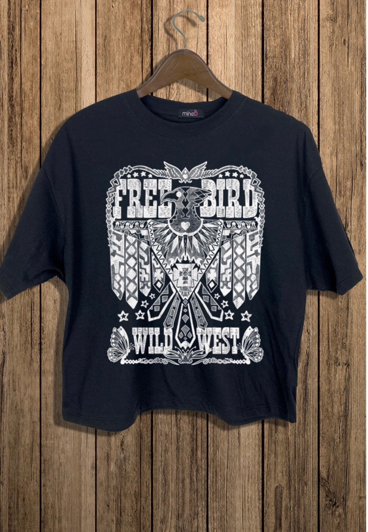 Free Bird Graphic Crop Tee